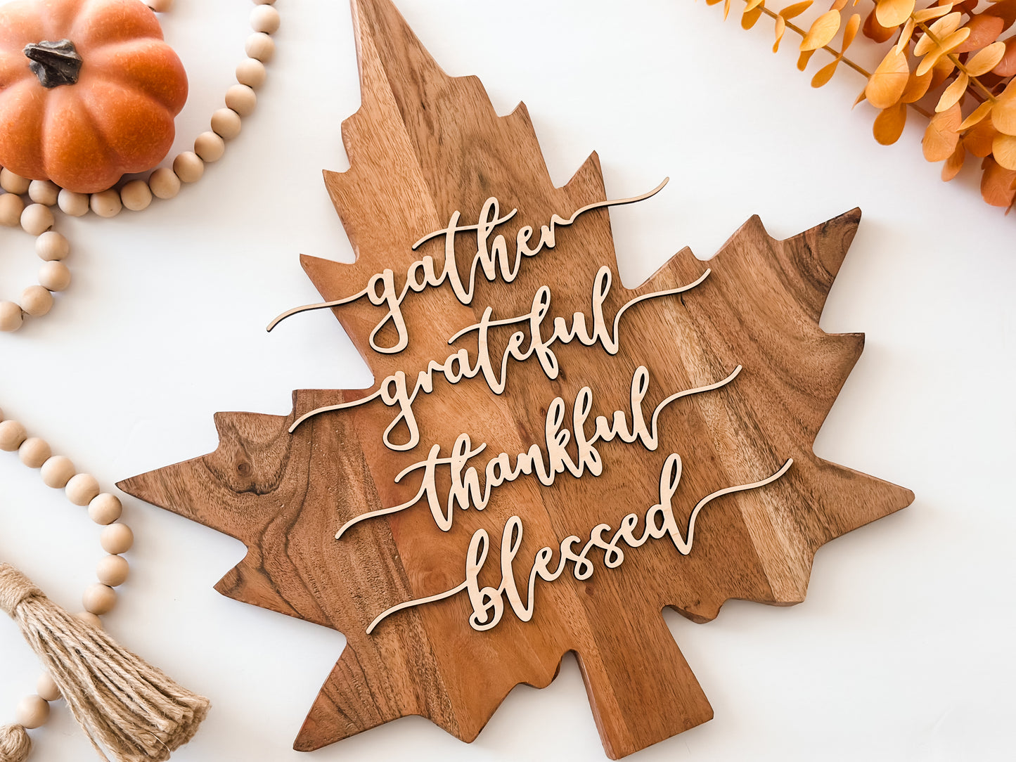 Thanksgiving Place Setting Words Set