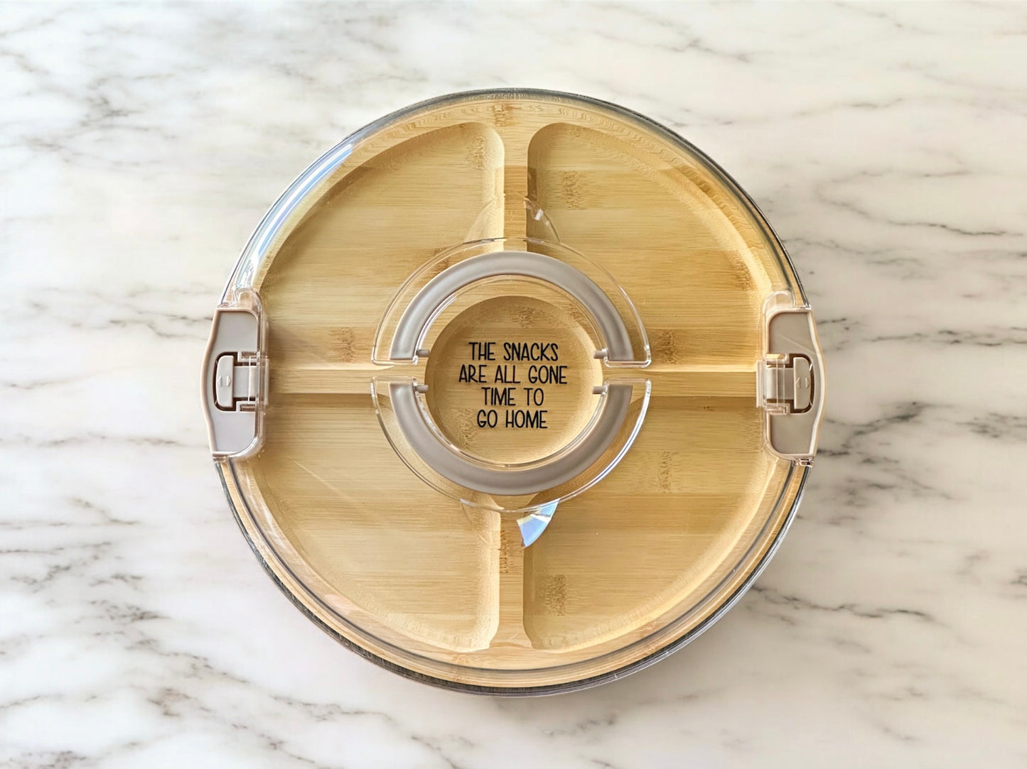 Charcuterie Board with Locking Lid