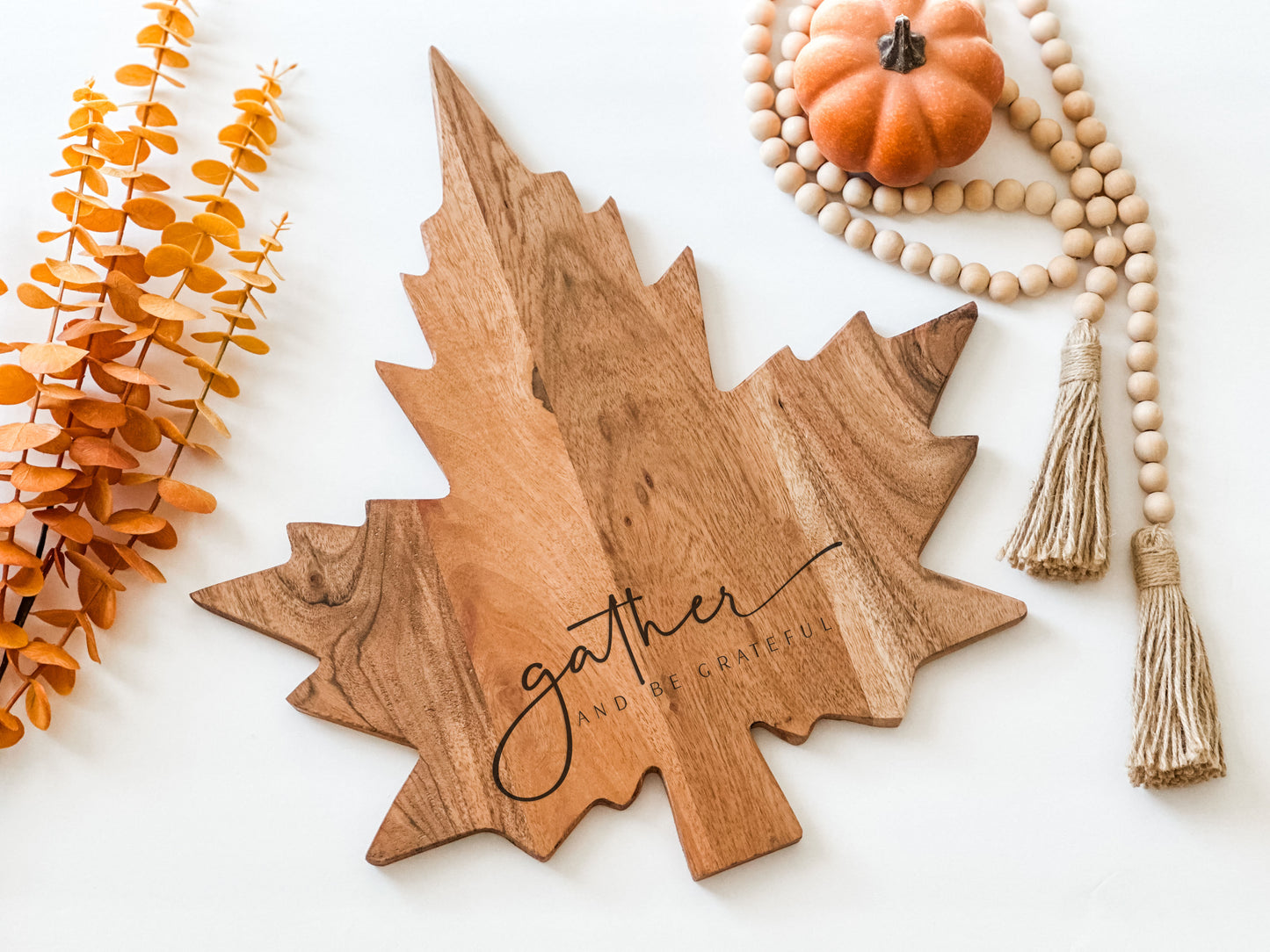 Leaf-Shaped Serving Board