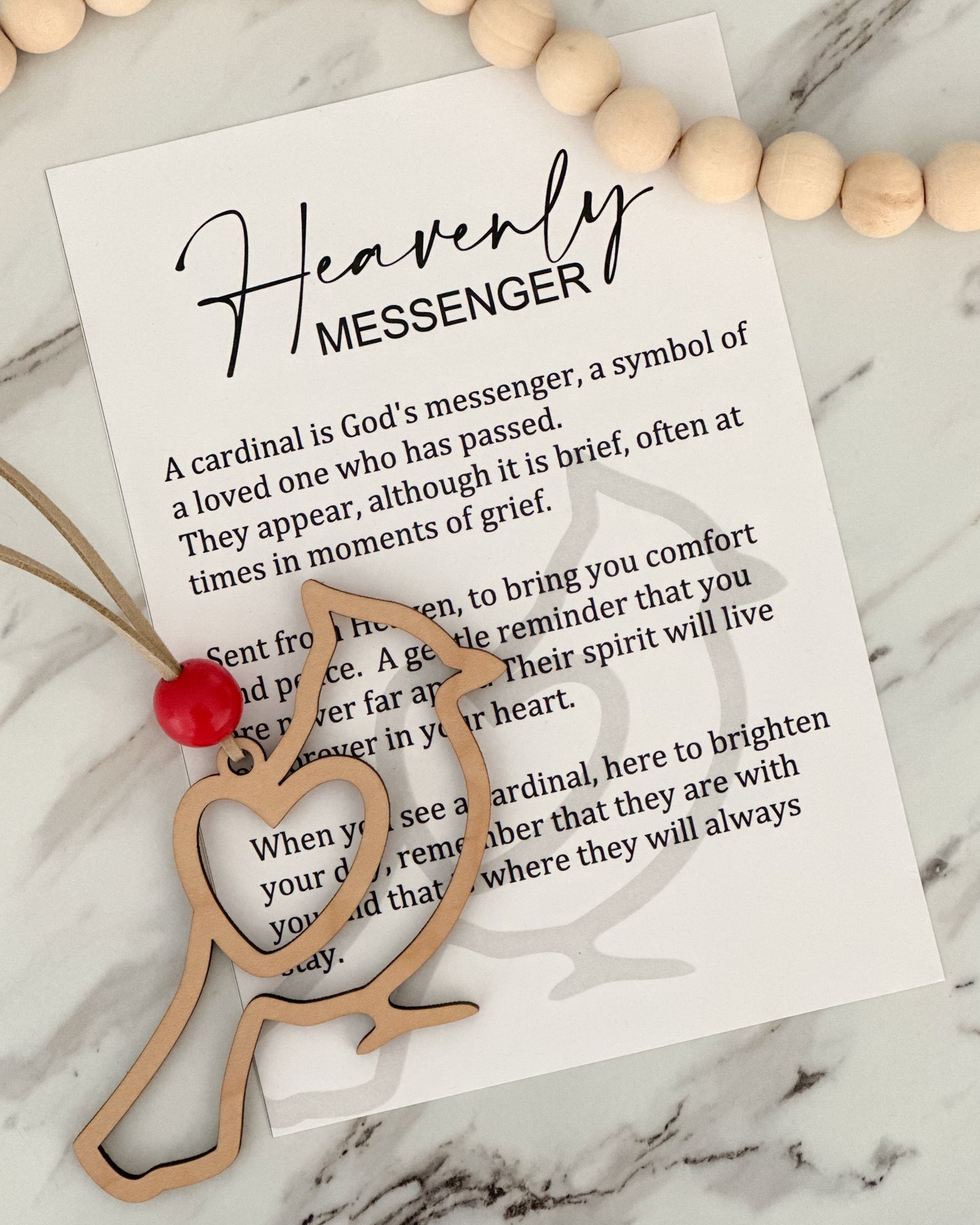 “Heavenly Messenger” Story Card Ornament