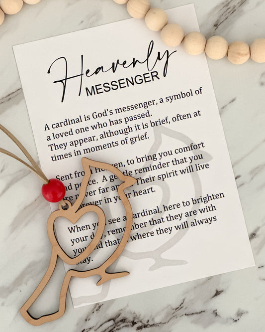 “Heavenly Messenger” Story Card Ornament