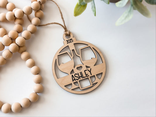 Wine Lovers Personalized Ornament