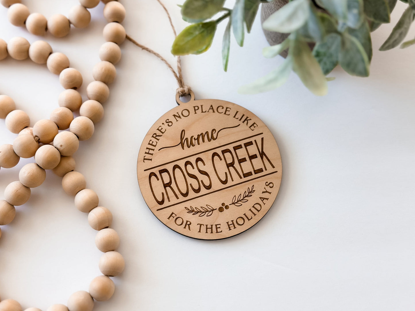 Personalized There’s No Place Like Home Ornament