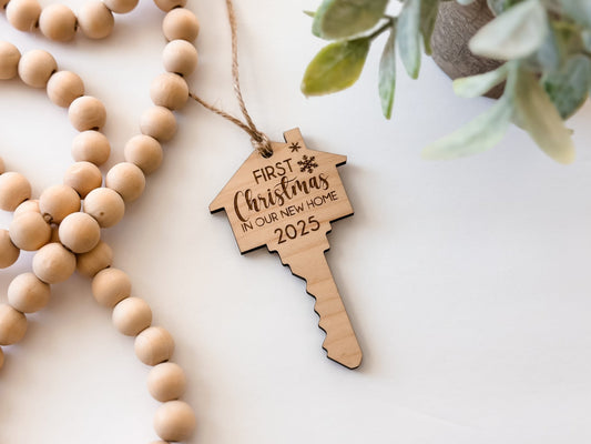 First Christmas in Our New Home Ornament