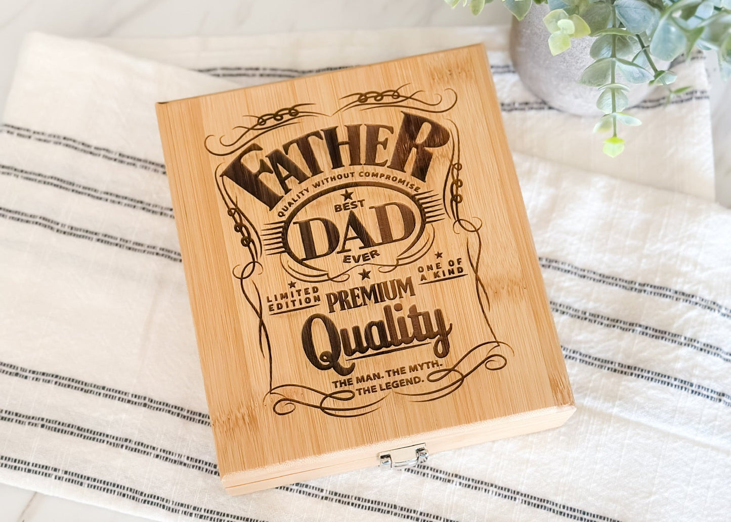 Whiskey Stone Gift Set for Dad