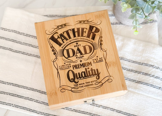Whiskey Stone Gift Set for Dad