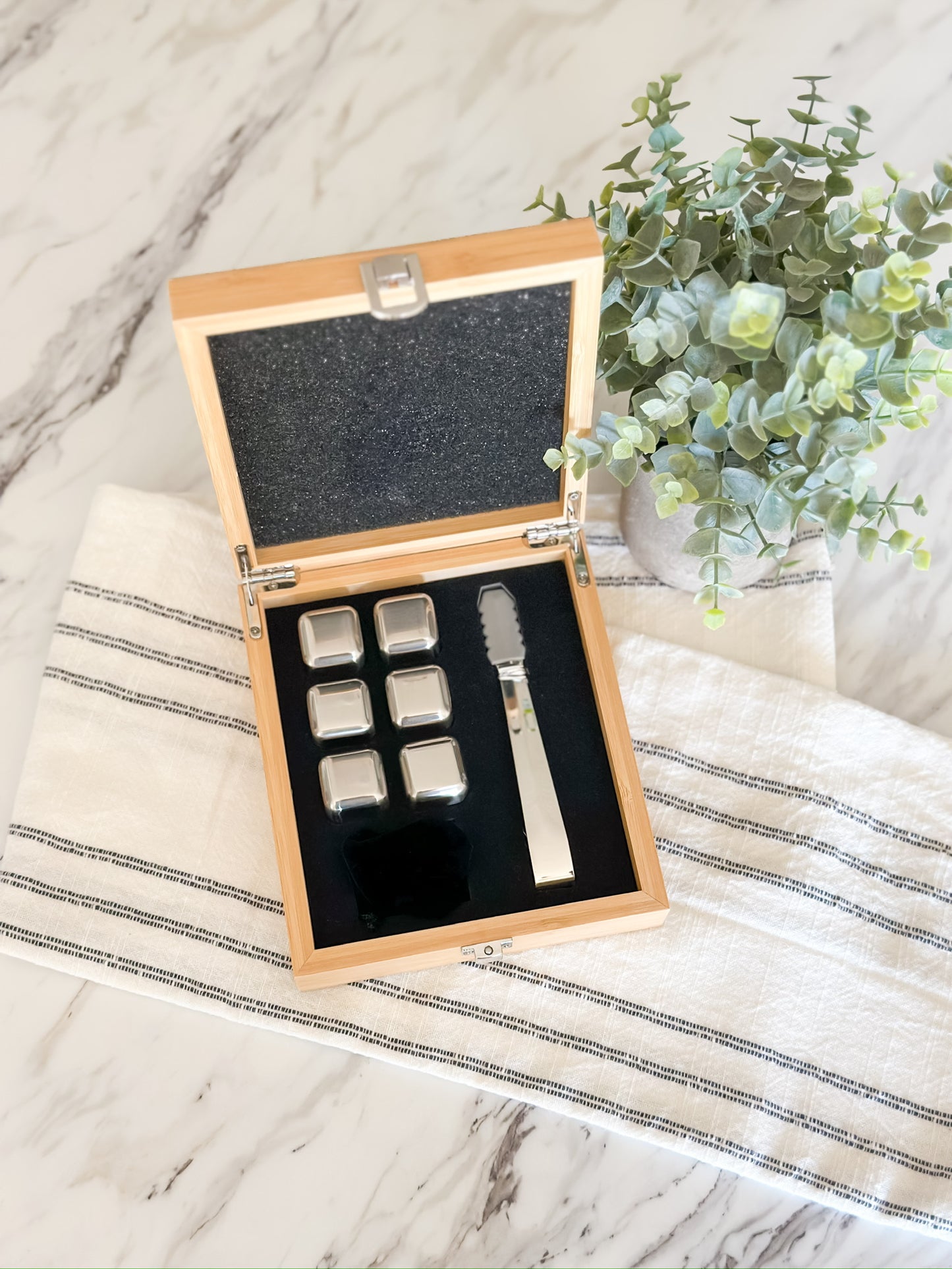 Whiskey Stone Gift Set for Dad