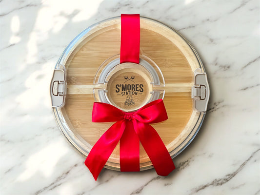 S’mores Charcuterie Board with Locking Lid